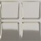 Ekena Millwork 19 5/8in. W x 19 5/8in. H Galveston EnduraWall Decorative 3D Wall Panel Covers 2.67 Sq. Ft. WP20X20GLBCR - alternate 1